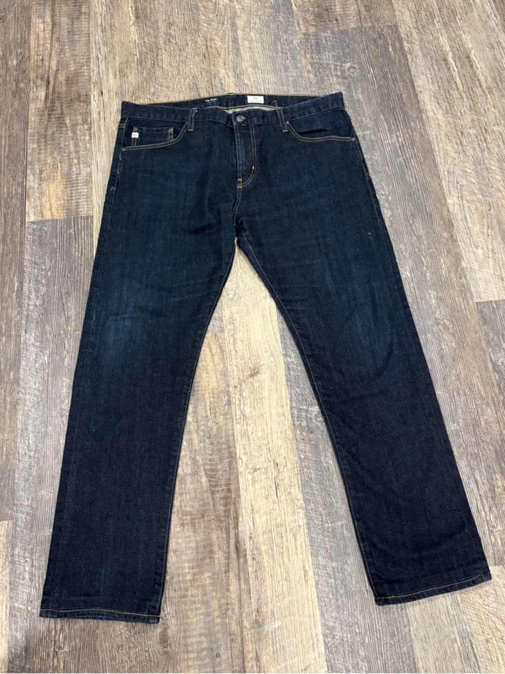 AG Adriano Goldschmmied Men’s Dark Blue Straight Jeans